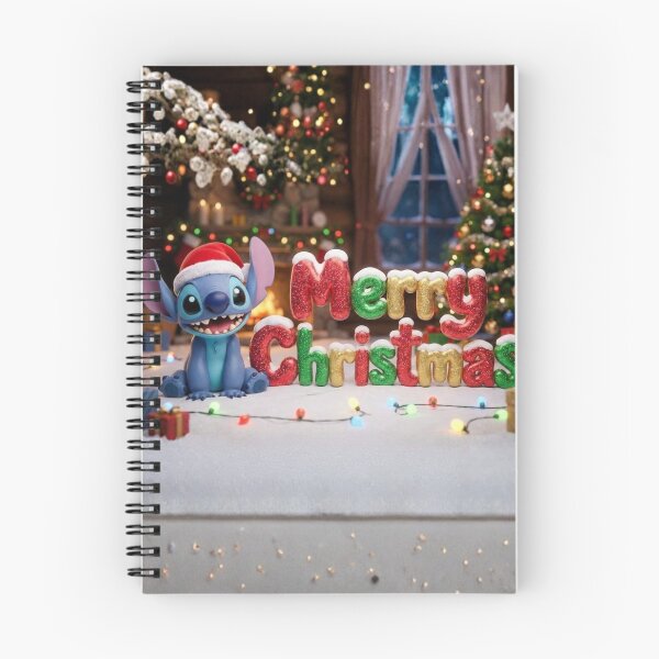 Item preview, Stitch Merry Christmas: Festive 3D Holiday Art designed and sold by Innova_Creations.