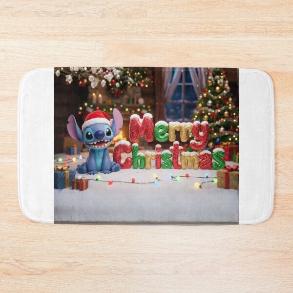 Item preview, Stitch Merry Christmas: Festive 3D Holiday Art designed and sold by Innova_Creations.