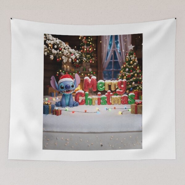 Item preview, Stitch Merry Christmas: Festive 3D Holiday Art designed and sold by Innova_Creations.