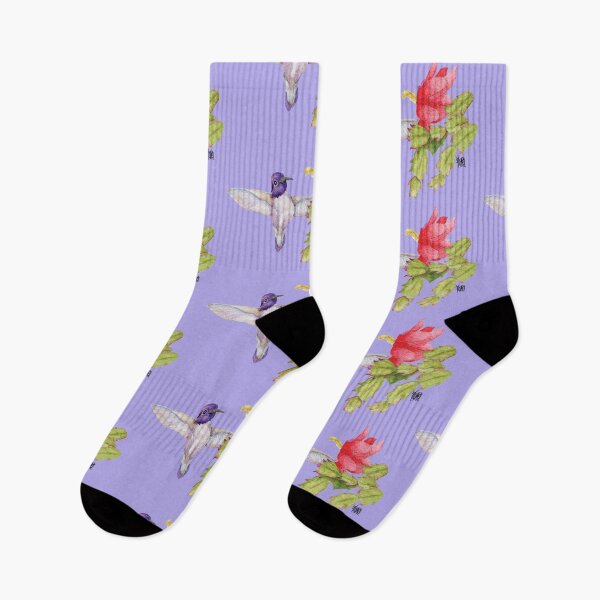 Item preview, Purple Hummer with Christmas Cactus designed and sold by Jesus Vichareli.