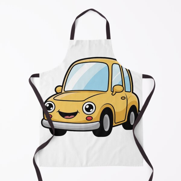 Item preview, Cute Smiling Car – Kawaii Cartoon Vehicle Illustration designed and sold by drivecraft.