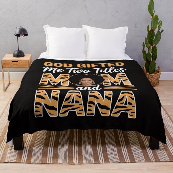 Item preview, Womens God ed Me Two Titles Mom And Nana Black History Month designed and sold by portcrysral.