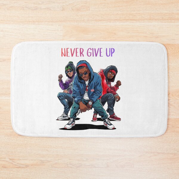Item preview, Never Give up Motivation Typography designed and sold by Modern-Tropical.