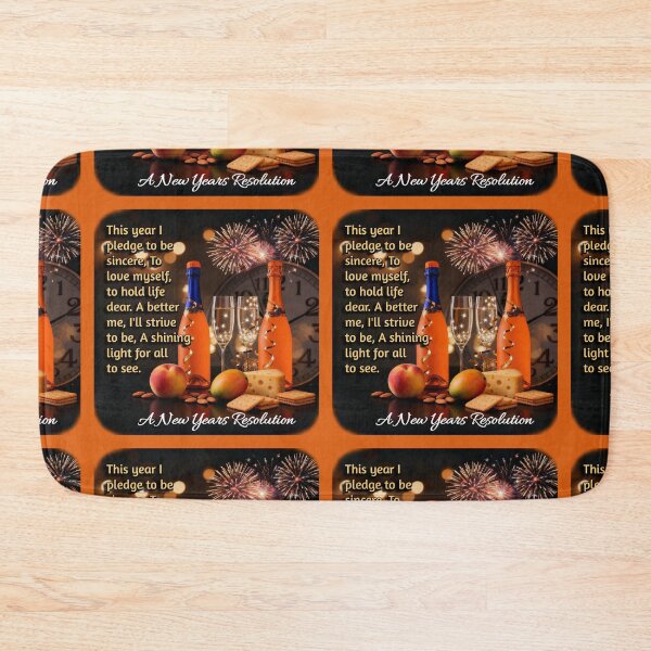 Item preview, A New Years Resolution - Orange 2 designed and sold by 1st Choice Design.