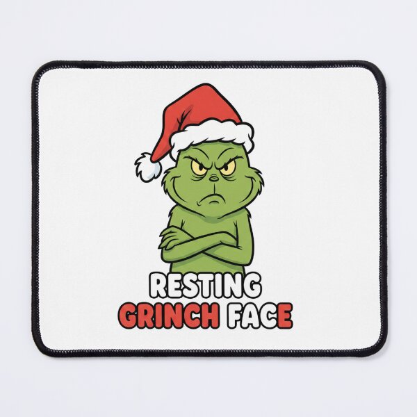 Item preview, Grinch Christmas Pun Illustration Art designed and sold by EllsLittleStore.