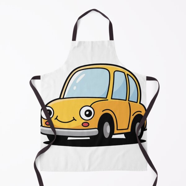 Item preview, Cute Smiling Car – Kawaii Cartoon Vehicle Illustration designed and sold by drivecraft.