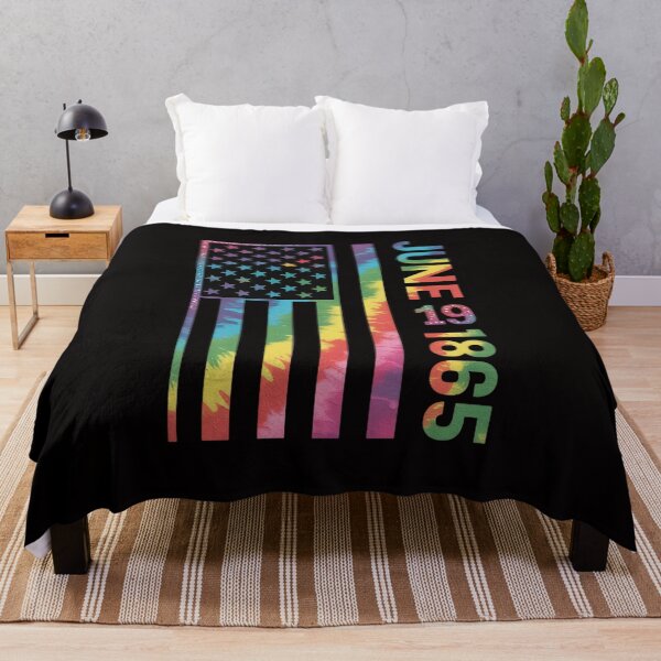 Item preview, Tie Dye Juneteenth Flag June 19 1865 Black History Month designed and sold by portcrysral.