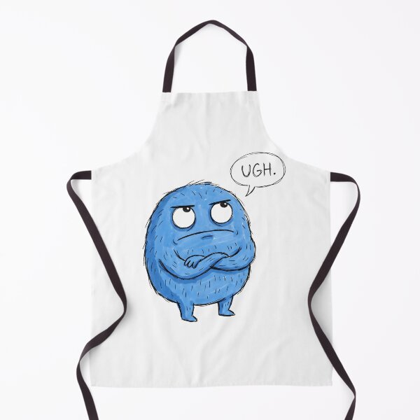 Item preview, Grumpy Blue Monster designed and sold by PoolsidePaws.