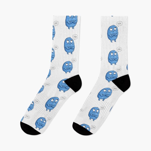 Item preview, Grumpy Blue Monster designed and sold by PoolsidePaws.