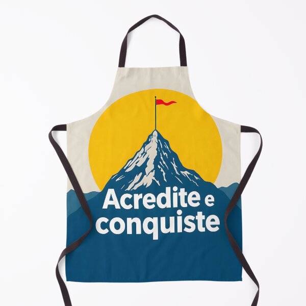 Item preview, Portuguese inspirational phrase “Acredite e conquiste” (Believe and conquer) designed and sold by Beleza e Estilo.
