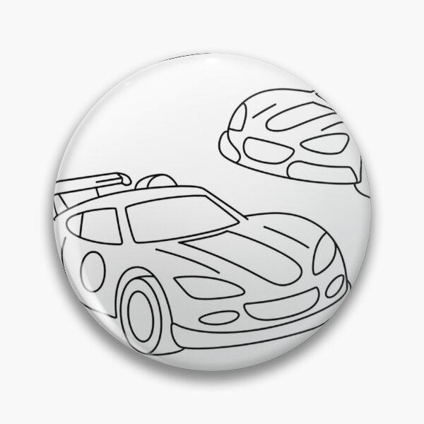 Artikelvorschau, Niedliche Auto-Umrisse – Kawaii-Cartoon-Fahrzeug-Linienzeichnung entworfen und verkauft von drivecraft.