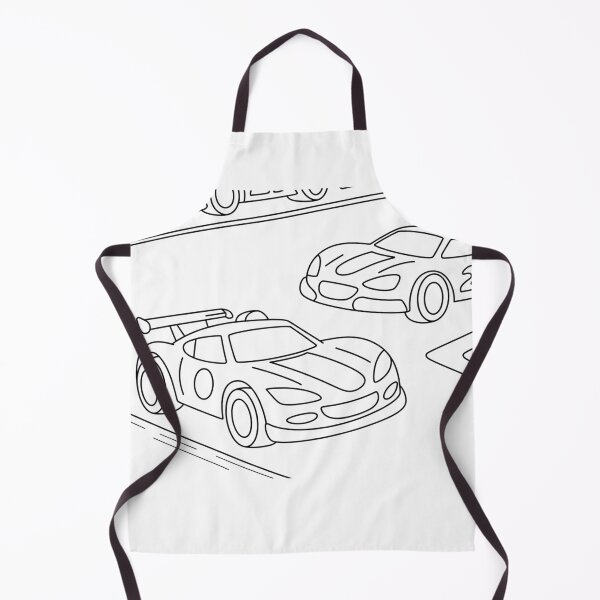 Item preview, Cute Car Outline – Kawaii Cartoon Vehicle Line Art designed and sold by drivecraft.