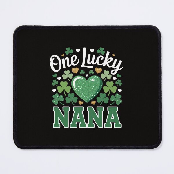 Item preview, St Patricks Day Women's Shamrock Buffalo Plaid Lucky Nana designed and sold by portcrysral.