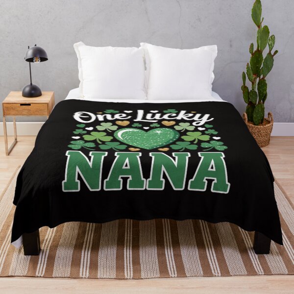 Item preview, St Patricks Day Women's Shamrock Buffalo Plaid Lucky Nana designed and sold by portcrysral.