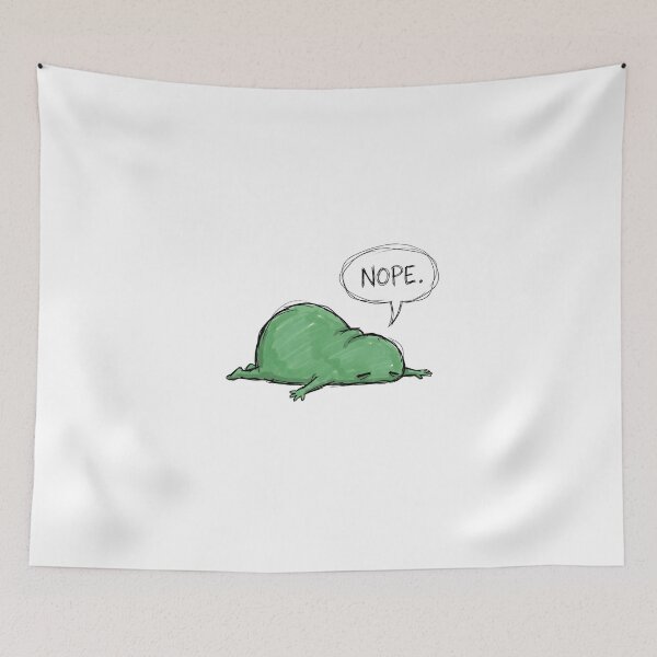 Item preview, Lazy Green Monster designed and sold by PoolsidePaws.