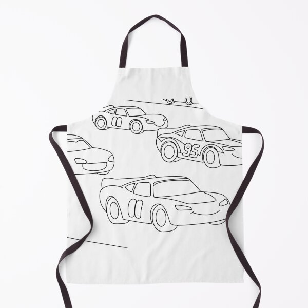 Item preview, Cute Cars Outline Pattern – Kawaii Cartoon Vehicle Line Art designed and sold by drivecraft.