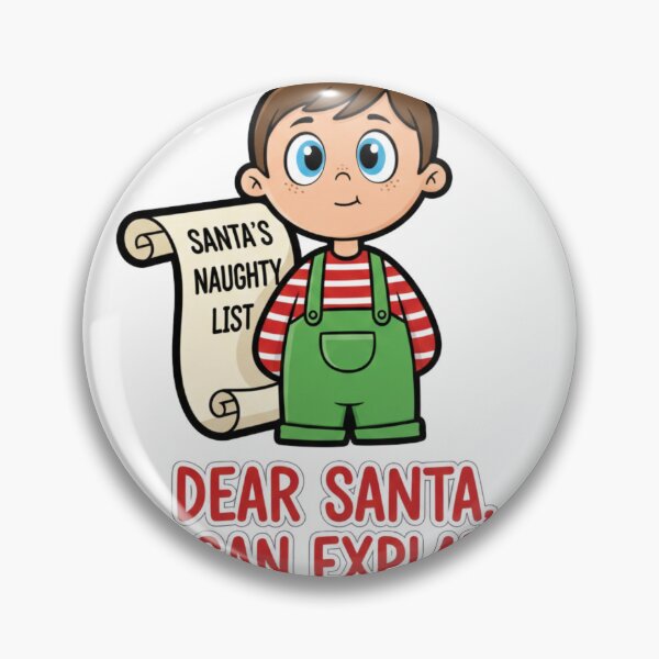 Item preview, Funny Christmas Kid Naughty List Illustration Artist  designed and sold by EllsLittleStore.