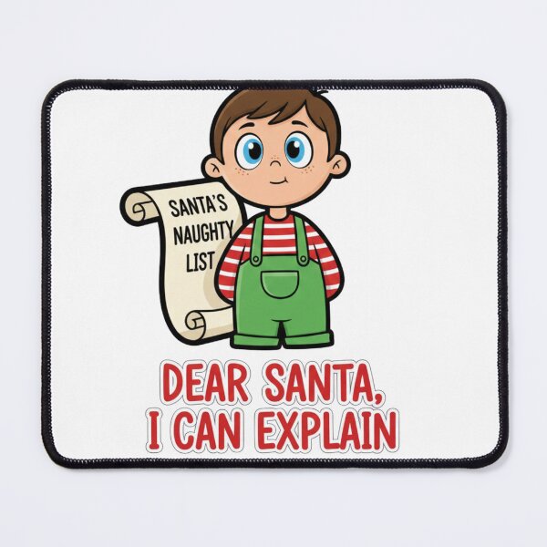 Item preview, Funny Christmas Kid Naughty List Illustration Artist designed and sold by EllsLittleStore.