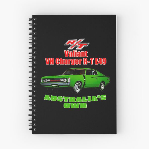 Aperçu de l'œuvre Valiant VH Charger R/T E49, illustration de voiture de muscle australienne créée et vendue par Michael van der Hoorn.