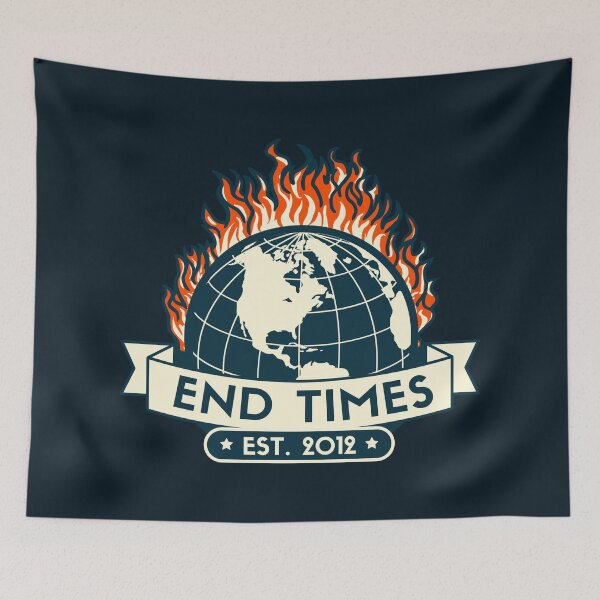 Item preview, End Times - Est. 2012 Vintage Logo designed and sold by RottenAppleShop.
