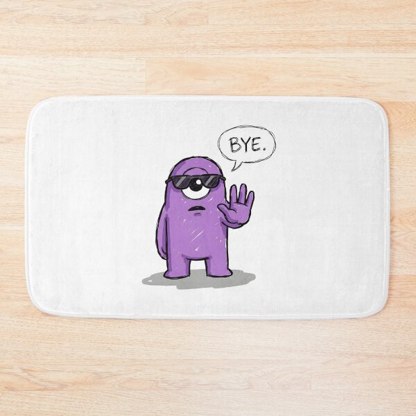 Item preview, Sassy Purple Cyclops Monster designed and sold by PoolsidePaws.