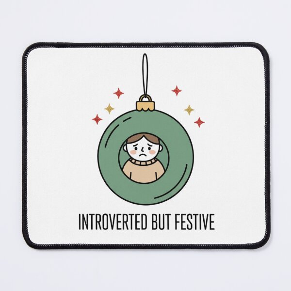 Item preview, Funny Introvert Holiday Movie Marathon Art designed and sold by EllsLittleStore.
