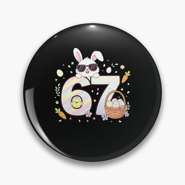 Artikelvorschau, Frohe Ostern! Tag 67, Osterhase, Sechs, Sieben, Ostern, 6, 7, Osterkinder entworfen und verkauft von Intomindfood.