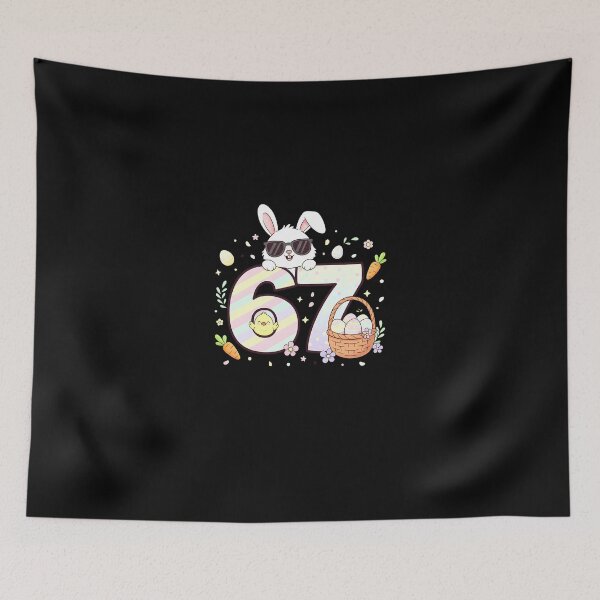 Item preview, Happy Easter Day 67 Bunny Six Seven Easter 6 7 Easter Kids  designed and sold by Intomindfood.