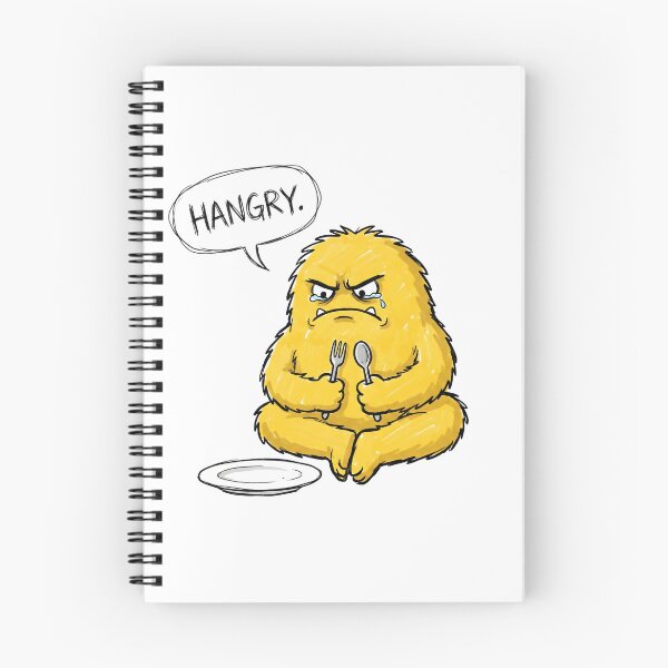 Item preview, Hangry Yellow Monster designed and sold by PoolsidePaws.