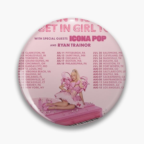 Item preview, Meghan The Get in Girl Tour dates 2026 osengin designed and sold by deurns.