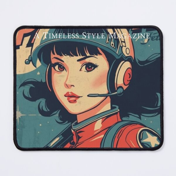Item preview, Vintage Female Astronaut Japan designed and sold by Vintage City.