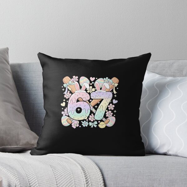 Item preview, Happy Easter Day Number 67 Baseball Six Seven Kids Easter designed and sold by Intomindfood.