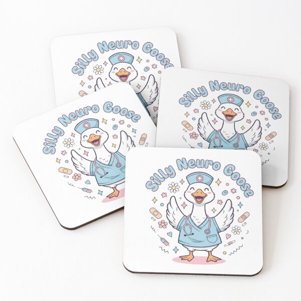 Item preview, Silly Neuro Goose - Cute Kawaii Nurse Goose Illustration designed and sold by store7azzouzi.
