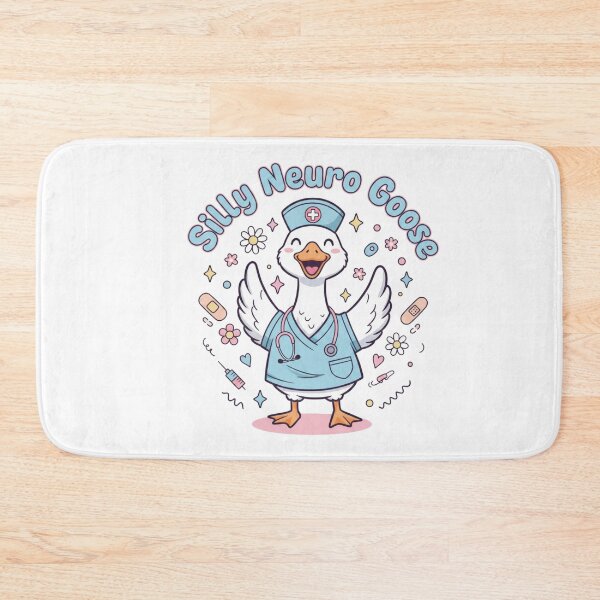 Item preview, Silly Neuro Goose - Cute Kawaii Nurse Goose Illustration designed and sold by store7azzouzi.