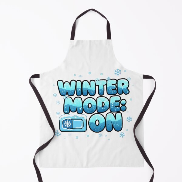 Item preview, Winter Mode On Snowy Text Design with Snowflakes designed and sold by NovaDoodle Art Studio.