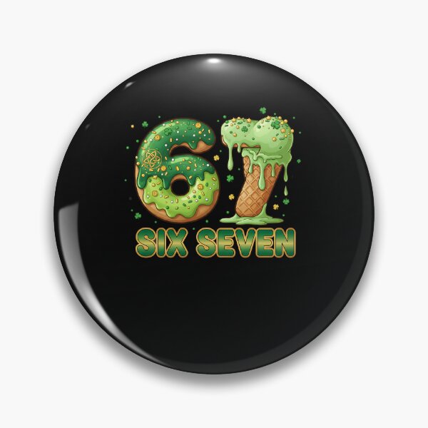 Artikelvorschau, Sechs-Sieben-Meme 67 St. Patrick's Day entworfen und verkauft von Intomindfood.