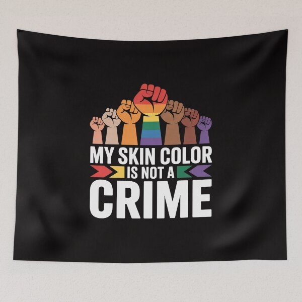 Item preview, My Skin Color Is Not Crime Black History Month Afro Queen designed and sold by ForestMmost.