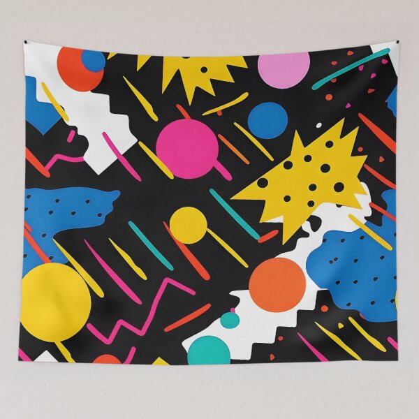 Item preview, Pop Art Pink, Blue And Yellow Vibrant Abstract designed and sold by DEC02.