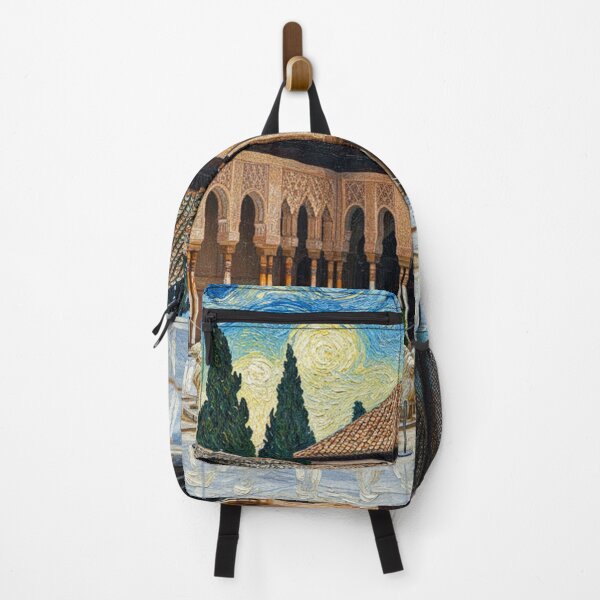 Item preview, Court of the Lions of the Alhambra in the style of Van Gogh designed and sold by KukiLdeGuevara.