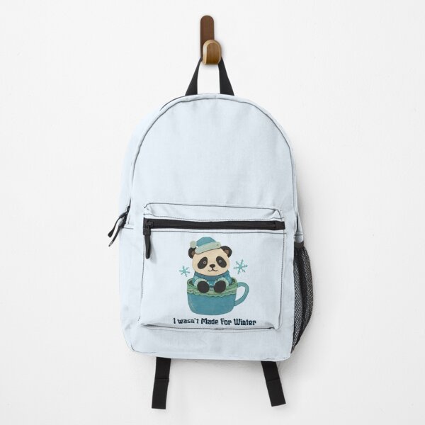 Item preview, I Wasn’t Made for Winter Panda Quote designed and sold by Inkworksbyshery.