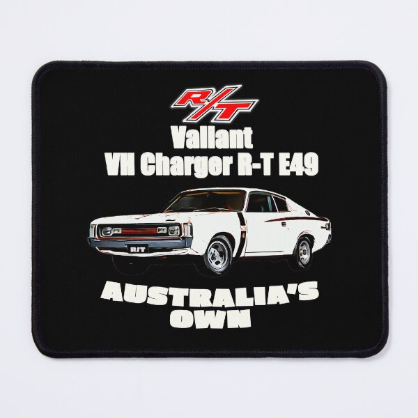 Item preview, Valiant VH Charger R T E49 in White  Australian Muscle Car Artwork designed and sold by Michael van der Hoorn.