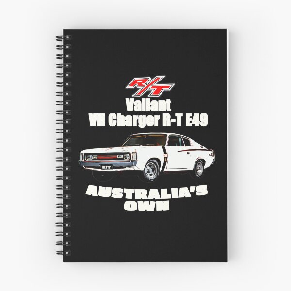 Item preview, Valiant VH Charger R T E49 in White  Australian Muscle Car Artwork designed and sold by Michael van der Hoorn.