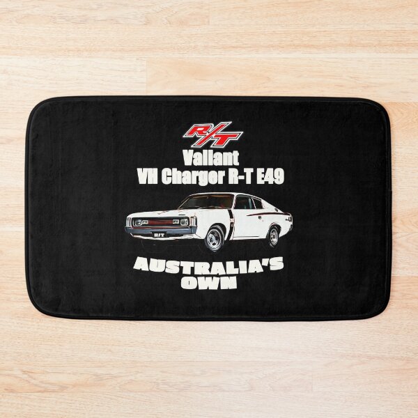 Item preview, Valiant VH Charger R T E49 in White  Australian Muscle Car Artwork designed and sold by Michael van der Hoorn.
