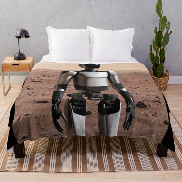 Item preview, tesla humanoid robot art designed and sold by TEEJAMBOREE.