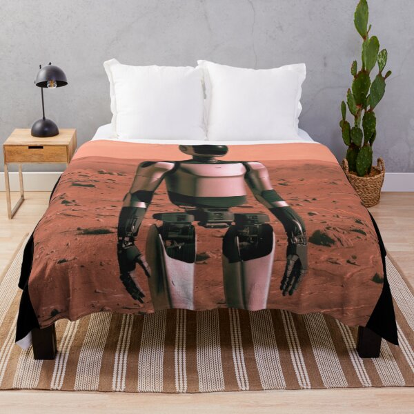 Item preview, tesla humanoid robot art designed and sold by TEEJAMBOREE.