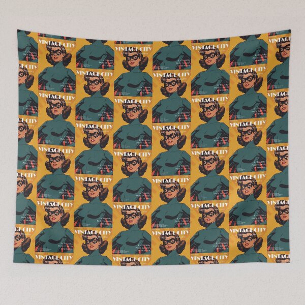 Item preview, Vintage Female Strong Superhero  designed and sold by Vintage City.