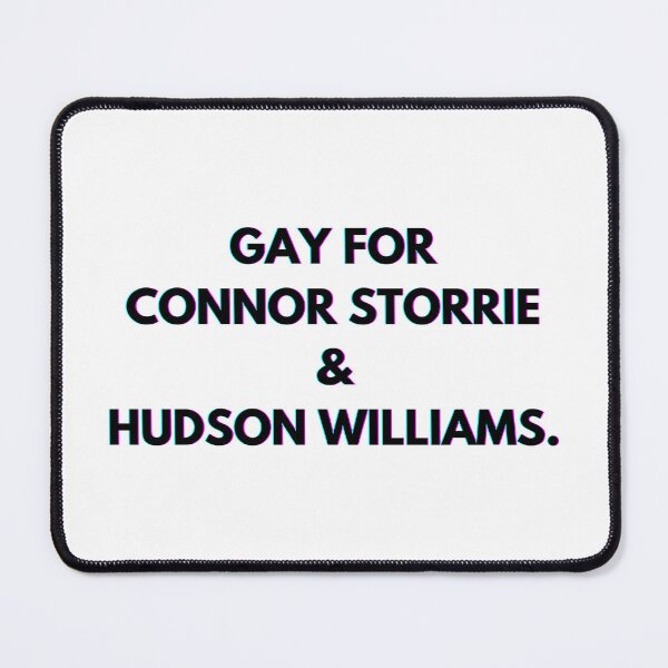 Item preview, Gay for Connor Storrie and Hudson Williams designed and sold by PopCultureAndStuff.