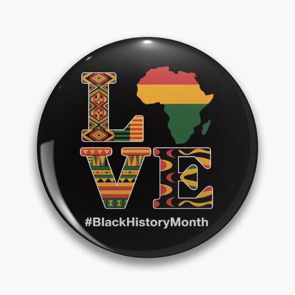 Item preview, LOVE Black History Month Africa Map Black Women Afro Queen designed and sold by ForestMmost.
