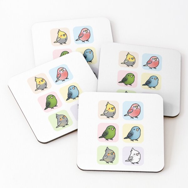 Item preview, Custom Chubby Bird Flock Print designed and sold by birdhism.