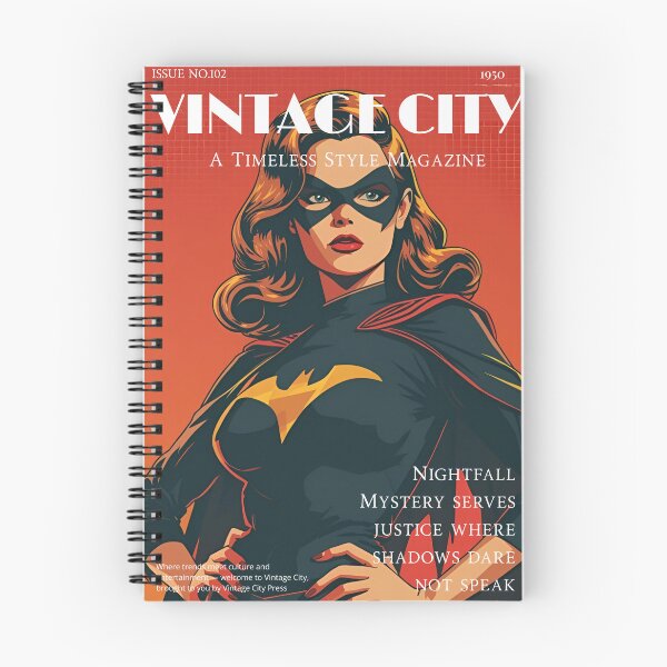 Item preview, Vintage Female Dark Superhero  designed and sold by Vintage City.